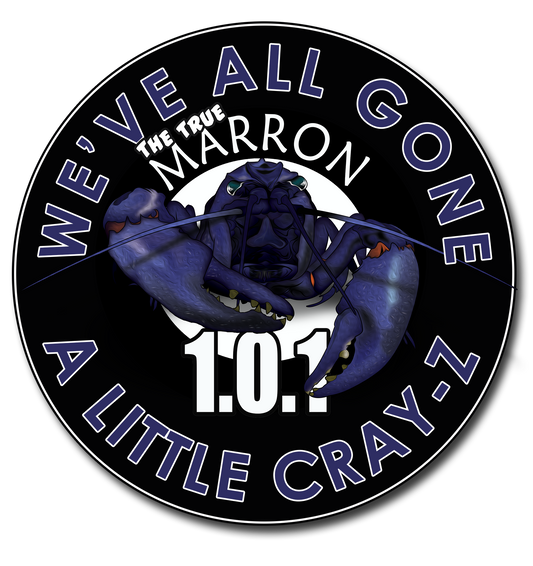 We've all gone a little Cray-z Vinyl Decal