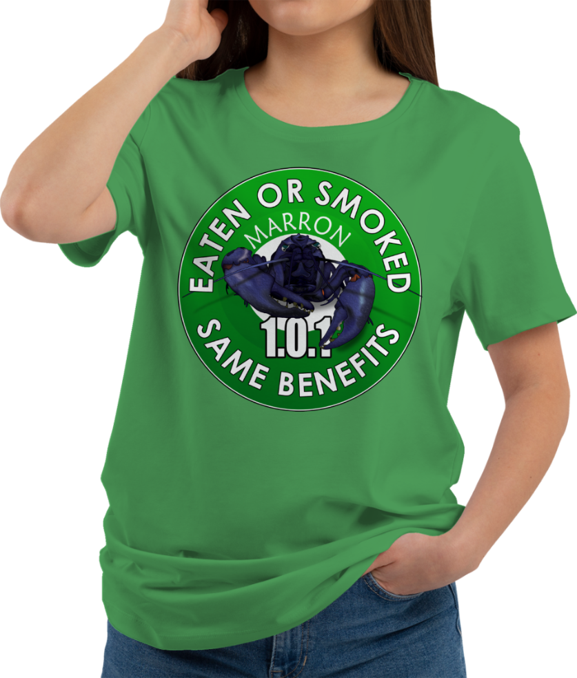 EATEN OR SMOKED SAME BENEFITS Mens & Womens T-Shirts